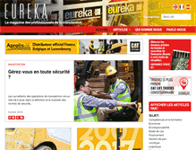 Tablet Screenshot of eurekapub.fr